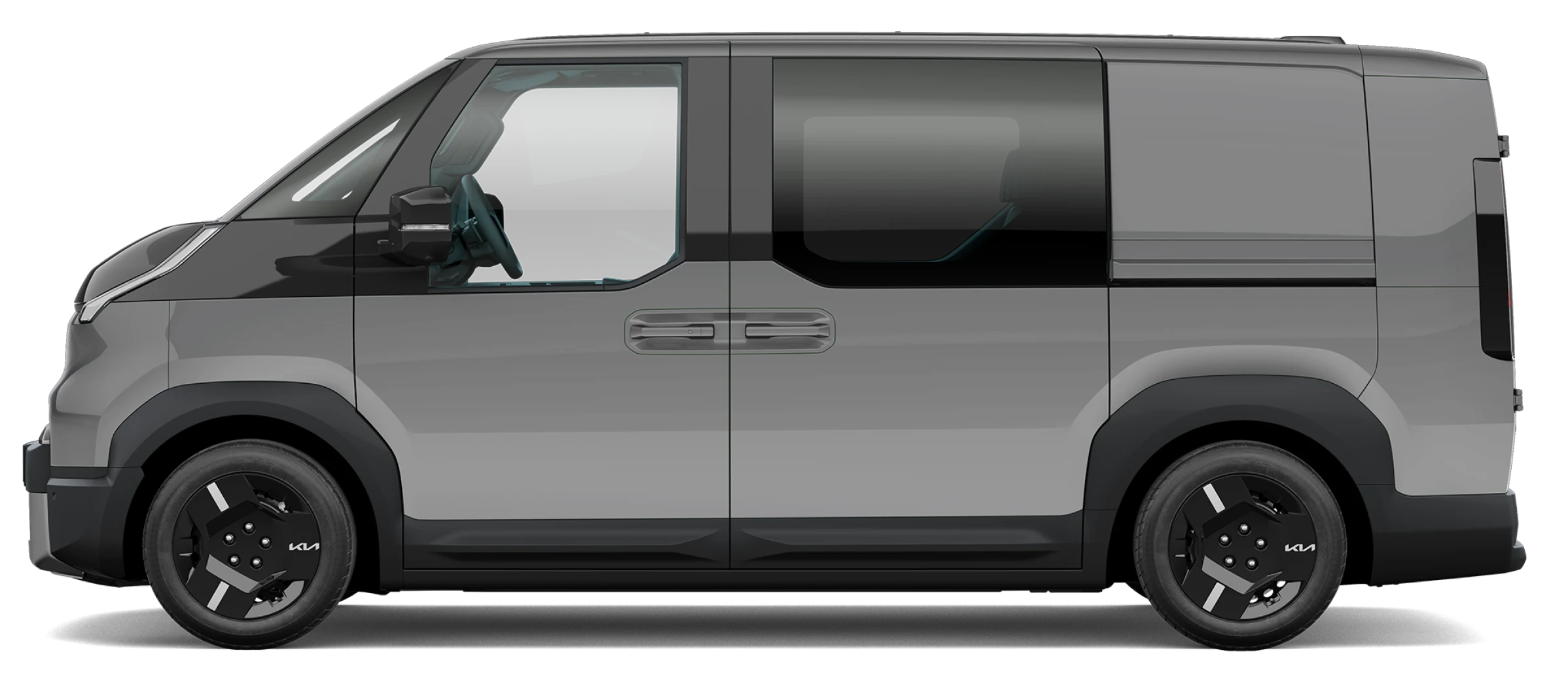 Seitenansicht des Kia PV5 Crew Van
